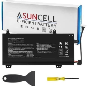 C41N1727 Laptop Battery Replacement for Asus Zephyrus M GM501 GM501G GM501GM GM501GS ROG GU501 GU501G GU501GM GM501G-SEI006T GM501GS-EI015T GU501GM-BI7N8 GM501GM-EI005T GM501GS-EI003T 15.4V 55Wh C41N1727 Laptop Battery Replacement for Asus Zephyrus M GM501 GM501G GM501GM GM501GS ROG GU501 GU501G GU501GM GM501G-SEI006T GM501GS-EI015T GU501GM-BI7N8 GM501GM-EI005T GM501GS-EI003T 15.4V 55Wh