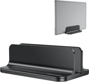 Vertical Laptop Stand Holder, Adjustable Dock for MacBook, Black Vertical Laptop Stand Holder, Adjustable Dock for MacBook, Black
