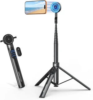 68" Magnetic Phone Tripod with Remote, Selfie Stick for iPhone Black 68" Magnetic Phone Tripod with Remote, Selfie Stick for iPhone Black