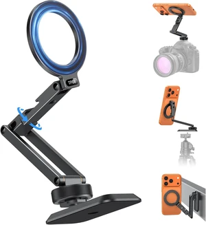 Magnetic Phone Mount for Tripod Camera with Arca Base Cold Shoe 1/4 Magnetic Phone Mount for Tripod Camera with Arca Base Cold Shoe 1/4