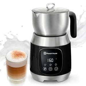 DualFro 600 Milk Frother and Steamer 21oz/600mL | Variable Temp 4 Settings & 3 Froth Levels, Memory Function for Latte Cappuccino Hot Chocolate, Dishwasher Safe,Brush Included DualFro 600 Milk Frother and Steamer 21oz/600mL | Variable Temp 4 Settings & 3 Froth Levels, Memory Function for Latte Cappuccino Hot Chocolate, Dishwasher Safe,Brush Included