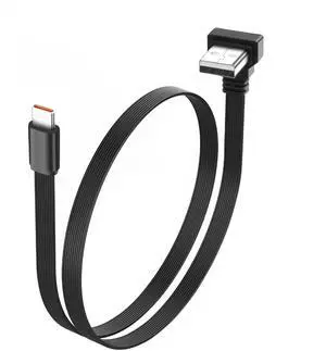 90 Degree Flexible USB A to USB C Cable,Right Angle USB 2.0 to Type C Flat Cable,65W PD Fast Charging USB C Short Flat Cord for Power Bank,Phone15/16,S23/S22/S21,Carplay 1.6Ft 90 Degree Flexible USB A to USB C Cable,Right Angle USB 2.0 to Type C Flat Cable,65W PD Fast Charging USB C Short Flat Cord for Power Bank,Phone15/16,S23/S22/S21,Carplay 1.6Ft