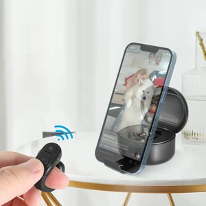 TikTok Scrolling Ring Remote, Bluetooth Page Turner for iPhone/Android/iPad, HandsFree Scroll/Like/Next/Volume Control, Rechargeable USBC, Includes Phone Stand TikTok Scrolling Ring Remote, Bluetooth Page Turner for iPhone/Android/iPad, HandsFree Scroll/Like/Next/Volume Control, Rechargeable USBC, Includes Phone Stand