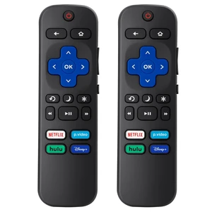 (Pack of 2) Replacement Remote Control Compatible for Roku TV,for TCL Roku/for Hisense Roku/for Onn Roku(Not for Roku Stick,Box and Players) (Pack of 2) Replacement Remote Control Compatible for Roku TV,for TCL Roku/for Hisense Roku/for Onn Roku(Not for Roku Stick,Box and Players)
