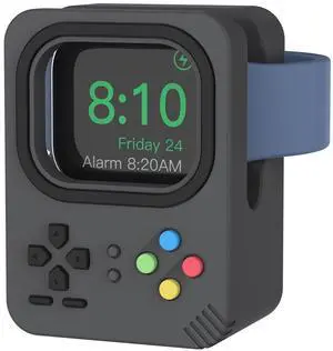 iWatch Charger Holder Stand for Apple Watch Ultra 3 2 1, SE 3 2 1, Series 11 10 9 8 7 6 5 4 (49mm, 46mm, 45mm, 44mm, 42mm, 41mm, 40mm, 38mm), Stable Silicone Charging Dock iWatch Charger Holder Stand for Apple Watch Ultra 3 2 1, SE 3 2 1, Series 11 10 9 8 7 6 5 4 (49mm, 46mm, 45mm, 44mm, 42mm, 41mm, 40mm, 38mm), Stable Silicone Charging Dock