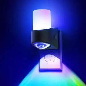 LED Projector Night Light Plug in Night Lights Plug into Wall with Dusk to Dawn Sensor, 8 RGB Color and Dynamic Mode, 2 Pack LED Projector Night Light Plug in Night Lights Plug into Wall with Dusk to Dawn Sensor, 8 RGB Color and Dynamic Mode, 2 Pack