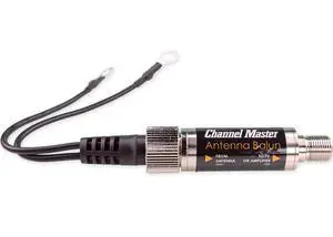 Outdoor Balun/Matching Transformer Deluxe | 300 Ohm to 75 Ohm Matching Transformer/Adapter Twin Lead to Coaxial F-Type Connector for Indoor & Outdoor Antennas Outdoor Balun/Matching Transformer Deluxe | 300 Ohm to 75 Ohm Matching Transformer/Adapter Twin Lead to Coaxial F-Type Connector for Indoor & Outdoor Antennas