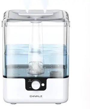 Humidifiers for Bedroom, 6L Cool Mist Humidifiers for Baby Nursery, 26dB Quiet, 50H Runtime, Top Fill Humidifier for Large Room, Home, Plants, Nightlight, Oil Diffuser 1 Pack White Humidifiers for Bedroom, 6L Cool Mist Humidifiers for Baby Nursery, 26dB Quiet, 50H Runtime, Top Fill Humidifier for Large Room, Home, Plants, Nightlight, Oil Diffuser 1 Pack White