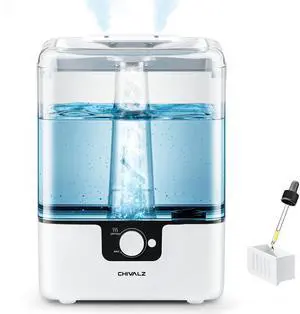 Humidifiers for Bedroom Large Room Home, 6L Cool Mist Humidifier for Baby and Plant, Oil Diffuser, Top Fill Humidifier with Night Light, Quiet 26dB, Up to 50H, White 1Pack Humidifiers for Bedroom Large Room Home, 6L Cool Mist Humidifier for Baby and Plant, Oil Diffuser, Top Fill Humidifier with Night Light, Quiet 26dB, Up to 50H, White 1Pack