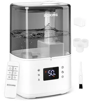 Warm and Cool Mist Humidifiers for Bedroom Large Room Home,Air Humidifier with Remote,Top Fill Ultrasonic Diffuser Humidifier with humidistat,Quiet Sleep,Timer,Auto Shutoff,BPA-Free,Filter,4.5L Warm and Cool Mist Humidifiers for Bedroom Large Room Home,Air Humidifier with Remote,Top Fill Ultrasonic Diffuser Humidifier with humidistat,Quiet Sleep,Timer,Auto Shutoff,BPA-Free,Filter,4.5L