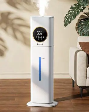 Humidifiers for Bedroom 500 sq ft, 2.1Gal/8L Humidifier large room with Night Light & Essential Oil Diffuser, Top Fill Large Room Humidifiers for Home Baby Nursery Office Plants Humidifiers for Bedroom 500 sq ft, 2.1Gal/8L Humidifier large room with Night Light & Essential Oil Diffuser, Top Fill Large Room Humidifiers for Home Baby Nursery Office Plants