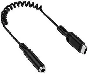 Coiled USB Type C to 3.5mm Audio Adapter for Samsung Galaxy Z Flip 7 6 5 Z Fold 7 6 5 S25 Edge S24 Ultra S23 A26 A36 A56,USB C to Aux Female Audio Dongle Cable Cord for Google Pixel 9a/9 Pro Fold/8/7 Coiled USB Type C to 3.5mm Audio Adapter for Samsung Galaxy Z Flip 7 6 5 Z Fold 7 6 5 S25 Edge S24 Ultra S23 A26 A36 A56,USB C to Aux Female Audio Dongle Cable Cord for Google Pixel 9a/9 Pro Fold/8/7
