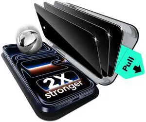 3 Pack for iPhone 17 Pro Max Privacy Screen Protector, Classic 3 Pack for iPhone 17 Pro Max Privacy Screen Protector, Classic