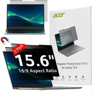 2-Pack Laptop Privacy Screen - for Laptop 15.6 Inch 16:9, Magnetic & Removable Privacy Filter Shield, Anti-Glare Screen Protector, Dual-sided Monitor Shield, For HP, Dell and Other Major Brands 2-Pack Laptop Privacy Screen - for Laptop 15.6 Inch 16:9, Magnetic & Removable Privacy Filter Shield, Anti-Glare Screen Protector, Dual-sided Monitor Shield, For HP, Dell and Other Major Brands