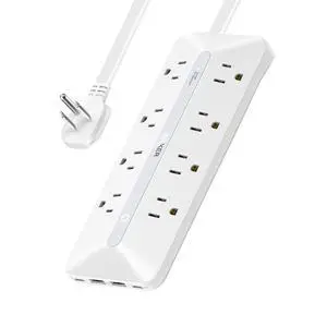 Power Strip, 900J Surge Protector, 35W Max Power Strip, 900J Surge Protector, 35W Max
