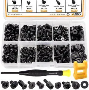 400PCS Computer Screws Motherboard Standoffs, PC Case, Fan, SSD, CD-ROM Screws for DIY PC Installation and Repair 400PCS Computer Screws Motherboard Standoffs, PC Case, Fan, SSD, CD-ROM Screws for DIY PC Installation and Repair