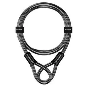 Bike Lock Cable,12mm Thick Security Cable with Loops Heavy Duty Steel Cable Vinyl Coated Bike Cable Lock Security Chain (4ft, 7ft, 15ft, 30ft) Bike Lock Cable,12mm Thick Security Cable with Loops Heavy Duty Steel Cable Vinyl Coated Bike Cable Lock Security Chain (4ft, 7ft, 15ft, 30ft)