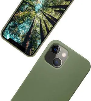 Eco Mobile Phone Case Compatible for iPhone 15, Plant Fiber, Drop Protection Cover, Durable and Sustainable (for iPhone 15, Khaki) Eco Mobile Phone Case Compatible for iPhone 15, Plant Fiber, Drop Protection Cover, Durable and Sustainable (for iPhone 15, Khaki)