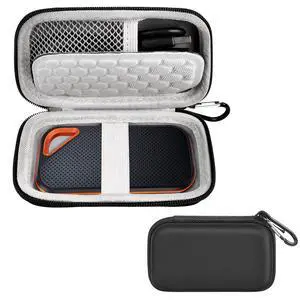 Hard Case Compatible with SanDisk Extreme PRO 500GB 1TB 2TB 4TB Portable External SSD. Carrying Travel Holder for Crucial X8 Solid State Drive (Box Only) Hard Case Compatible with SanDisk Extreme PRO 500GB 1TB 2TB 4TB Portable External SSD. Carrying Travel Holder for Crucial X8 Solid State Drive (Box Only)