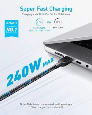 USB C to USB C Cable(2pack, 6FT),240W USB C Charger Cord Fast Charge for iPhone 16/15 Series,MacBook Pro 2020,iPad Air 4 and More (USB 2.0,Black) USB C to USB C Cable(2pack, 6FT),240W USB C Charger Cord Fast Charge for iPhone 16/15 Series,MacBook Pro 2020,iPad Air 4 and More (USB 2.0,Black)