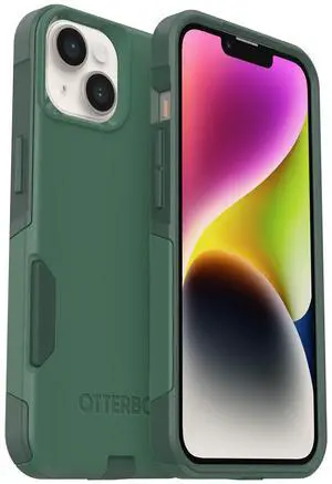 iPhone 14 & iPhone 13 Commuter Series Case - TREES COMPANY (Green), slim & tough, pocket-friendly, with port protection iPhone 14 & iPhone 13 Commuter Series Case - TREES COMPANY (Green), slim & tough, pocket-friendly, with port protection