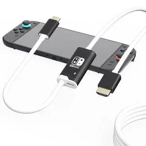 Switch 2 Dock, (Plug-and-Play) USB C to HDMI Cable 4K@60Hz for Nintendo Switch 2/OLED/1, Portable Travel TV Base Adapter Travel NS2 Docking Station Cord Compatible with Nintendo 2 Switch 2 Dock, (Plug-and-Play) USB C to HDMI Cable 4K@60Hz for Nintendo Switch 2/OLED/1, Portable Travel TV Base Adapter Travel NS2 Docking Station Cord Compatible with Nintendo 2