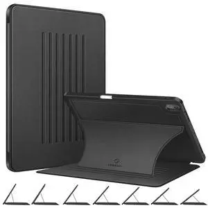 Magnetic Stand Case for iPad Air 13-inch M4/M3/M2 (2026/2025/2024) - Multiple Angles Shockproof Rugged Soft TPU Cover with Pencil Holder, Auto Sleep/Wake, Black Magnetic Stand Case for iPad Air 13-inch M4/M3/M2 (2026/2025/2024) - Multiple Angles Shockproof Rugged Soft TPU Cover with Pencil Holder, Auto Sleep/Wake, Black