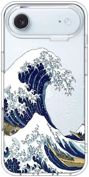 for iPhone Air Case | Military Grade 6.6ft Drop Tested | Camera Control | Clear with Great Wave Design for iPhone Air Case | Military Grade 6.6ft Drop Tested | Camera Control | Clear with Great Wave Design