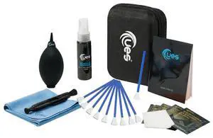 Professional Camera Cleaning Kit with Hard Travel Case - DSLR & Mirrorless Maintenance Bundle: 2-in-1 Lens & Sensor Cleaner, Air Blower, Pen, Microfiber Screen Cloths & 10 APS-C 16mm Swabs Professional Camera Cleaning Kit with Hard Travel Case - DSLR & Mirrorless Maintenance Bundle: 2-in-1 Lens & Sensor Cleaner, Air Blower, Pen, Microfiber Screen Cloths & 10 APS-C 16mm Swabs
