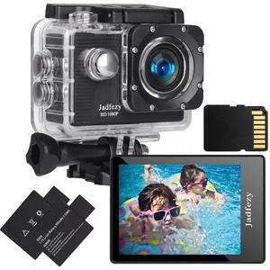Action Camera FHD 1080P, 98FT/30M Underwater Waterproof Camera with 2 Batteries, Wide Angle Sports Camera with Accessories Kit Suitable for Helmet Bicycle, etc. Action Camera FHD 1080P, 98FT/30M Underwater Waterproof Camera with 2 Batteries, Wide Angle Sports Camera with Accessories Kit Suitable for Helmet Bicycle, etc.