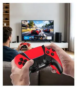 Alternative for Luna Controller for Fire TV Stick, Wireless Turbo Gamepad with ALPS Joysticks No Drift for Cloud Gaming, Rechargeable 1200mAh Power, 2 Back Buttons, Red Alternative for Luna Controller for Fire TV Stick, Wireless Turbo Gamepad with ALPS Joysticks No Drift for Cloud Gaming, Rechargeable 1200mAh Power, 2 Back Buttons, Red