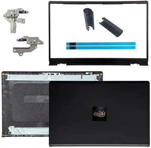 0VW3N0, 00WPN8 Replacement LCD Back Cover with Bezel and Hinges with Hinge Caps for Dell Inspiron 15 3530, 3520, 3511, 3510 Series, Black Top Lid 0VW3N0, 00WPN8 Replacement LCD Back Cover with Bezel and Hinges with Hinge Caps for Dell Inspiron 15 3530, 3520, 3511, 3510 Series, Black Top Lid