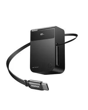 Mini Portable Charger, 10000mAh Power Bank with 2.1 ft Retractable USB-C Cable, 45W Fast Charging, LED Display, Travel Battery Pack for iPhone 17/16, iPad, Galaxy and Pixel Mini Portable Charger, 10000mAh Power Bank with 2.1 ft Retractable USB-C Cable, 45W Fast Charging, LED Display, Travel Battery Pack for iPhone 17/16, iPad, Galaxy and Pixel