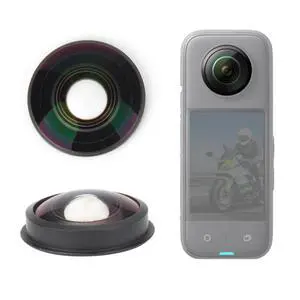 Replacement Lens for New Insta360 X4 Action Camera Lens Repair Part (Version 2 - with Rim) Replacement Lens for New Insta360 X4 Action Camera Lens Repair Part (Version 2 - with Rim)