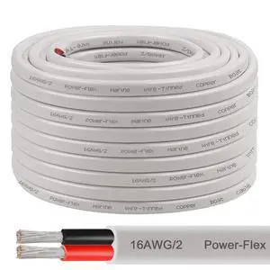 16 Gauge Marine Wire, 150FT 16 AWG Tinned Copper Oxygen-Free Boat Cable Duplex, Waterproof & Corrosion Resistant for Automotive, RV, Solar, LED, Outdoor Use 16 Gauge Marine Wire, 150FT 16 AWG Tinned Copper Oxygen-Free Boat Cable Duplex, Waterproof & Corrosion Resistant for Automotive, RV, Solar, LED, Outdoor Use
