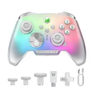 Controller 2000Hz Polling Rate Capacitive Joystick 16 Mechanical Keys 14 Custom RGB Lights 6-Axis Gyro Sensor Switchable Hall/Micro-switch Trigger 3.5mm Audio Jack Gamepad for PC/Switch2/iOS/Android Controller 2000Hz Polling Rate Capacitive Joystick 16 Mechanical Keys 14 Custom RGB Lights 6-Axis Gyro Sensor Switchable Hall/Micro-switch Trigger 3.5mm Audio Jack Gamepad for PC/Switch2/iOS/Android