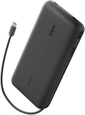 Portable Charger 25K, Power Bank with Integrated USB C Cable, 158W - Fast Charging Laptop Portable Battery Pack for MacBook Pro 14, iPhone 17 Series, iPad Pro, Galaxy S26, & More - Black Portable Charger 25K, Power Bank with Integrated USB C Cable, 158W - Fast Charging Laptop Portable Battery Pack for MacBook Pro 14, iPhone 17 Series, iPad Pro, Galaxy S26, & More - Black