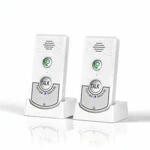 Intercoms Wireless for Home, Long Range Wireless Intercom System for Room to Room Communication, 2 Way Voice Intercom for Elderly, Seniors, and Kids (White) Intercoms Wireless for Home, Long Range Wireless Intercom System for Room to Room Communication, 2 Way Voice Intercom for Elderly, Seniors, and Kids (White)