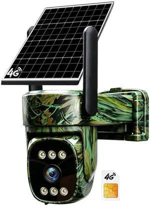4G LTE Cellular Trail Camera,Game Cameras with 360° Live Streaming, Built-in SIM Card,2K Wildlife Hunting Camera Solar Powered,Night Vision,No WiFi Needed, Motion Activated,Solar Cellular Security Cam 4G LTE Cellular Trail Camera,Game Cameras with 360° Live Streaming, Built-in SIM Card,2K Wildlife Hunting Camera Solar Powered,Night Vision,No WiFi Needed, Motion Activated,Solar Cellular Security Cam