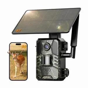 Trail Camera, AI Animal Detection Game Camera, Built-in SIM Card 4G LET Cellular Trail Camera Unlimited Data Plan 2k HD Live Game Cameras with Night Vision Motion Activated Waterproof Trail Camera, AI Animal Detection Game Camera, Built-in SIM Card 4G LET Cellular Trail Camera Unlimited Data Plan 2k HD Live Game Cameras with Night Vision Motion Activated Waterproof