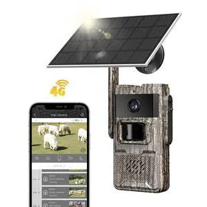 Trail Camera, Cellular Trail Cameras with Built in SIM Card Unlimited Data Plan 2K Live Video Game Camera Trail Cameras with Night Vision Motion Activated Waterproof IP66 Deer Camera Trail Camera, Cellular Trail Cameras with Built in SIM Card Unlimited Data Plan 2K Live Video Game Camera Trail Cameras with Night Vision Motion Activated Waterproof IP66 Deer Camera