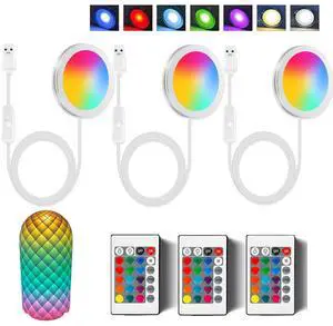 3PCS LED Lamp Kit 001 for Bambu Lab H2D/X1/P1P/A1 Multicolor Remote Control RGB,for Anycubic Makeronline 3D Printer Light DIY Hardware Model Parts USB 3PCS LED Lamp Kit 001 for Bambu Lab H2D/X1/P1P/A1 Multicolor Remote Control RGB,for Anycubic Makeronline 3D Printer Light DIY Hardware Model Parts USB