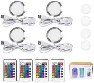 4Pcs LED Lamp Kit 001 16 Color for Bambu Lab 3D Printing, RGB Remote Control DIY LED Light Kit - Monitor Light Bar for Bambu Lab Makerworld/Anycubic/Makeronline, 5V USB Powered 4Pcs LED Lamp Kit 001 16 Color for Bambu Lab 3D Printing, RGB Remote Control DIY LED Light Kit - Monitor Light Bar for Bambu Lab Makerworld/Anycubic/Makeronline, 5V USB Powered