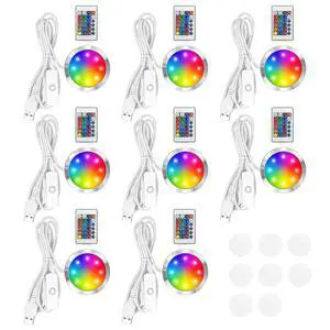 8PCS RGB 16 Color Led Lamp Kit 001 Compatible with Bambu, Makerworld, Anycubic, Makeronline Model Light, 3D Printer Led Lamp 5V USB Powered 8PCS RGB 16 Color Led Lamp Kit 001 Compatible with Bambu, Makerworld, Anycubic, Makeronline Model Light, 3D Printer Led Lamp 5V USB Powered