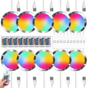 10PCS Remote Control RGB Light LED Lamp Kit 001,Power Failure Memory Function for Bambu Lab Multicolor Makerworld for Anycubic Makeronline 3D Printer Light DIY Hardware Model Parts USB 10PCS Remote Control RGB Light LED Lamp Kit 001,Power Failure Memory Function for Bambu Lab Multicolor Makerworld for Anycubic Makeronline 3D Printer Light DIY Hardware Model Parts USB