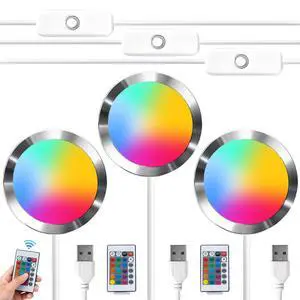 3PCS Remote Control RGB Light LED Lamp Kit 001,Power Failure Memory Function for Bambu Lab Multicolor Makerworld for Anycubic Makeronline 3D Printer Light DIY Hardware Model Parts USB 3PCS Remote Control RGB Light LED Lamp Kit 001,Power Failure Memory Function for Bambu Lab Multicolor Makerworld for Anycubic Makeronline 3D Printer Light DIY Hardware Model Parts USB