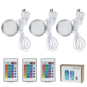 3PCS Remote Control RGB LED Lamp Kit 001 for Bambu Lab H2D/X1/P1P/A1 Multicolor RGB Includes Button Battery Makerworld for Anycubic Makeronline 3D Printer light DIY Hardware Model Parts USB 3PCS Remote Control RGB LED Lamp Kit 001 for Bambu Lab H2D/X1/P1P/A1 Multicolor RGB Includes Button Battery Makerworld for Anycubic Makeronline 3D Printer light DIY Hardware Model Parts USB