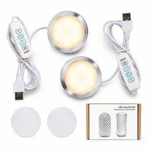 LED Lamp Kit 001 3D Printer Accessories for Bambu Lab H2D/X1/P1P/A1 mini Makerworld Light DIY Hardware Model Spare Parts 5V USB Powered, 3000K Warm Light Three Colors(2PCS) LED Lamp Kit 001 3D Printer Accessories for Bambu Lab H2D/X1/P1P/A1 mini Makerworld Light DIY Hardware Model Spare Parts 5V USB Powered, 3000K Warm Light Three Colors(2PCS)