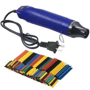 Wire Heat Shrink Tubing Kit + Mini Heat Gun for Shrink Tubing + 328pcs 2:1 Wire Shrink Wrap Tubing + for Wires,Shrink Wrap and Cable Repair. Wire Heat Shrink Tubing Kit + Mini Heat Gun for Shrink Tubing + 328pcs 2:1 Wire Shrink Wrap Tubing + for Wires,Shrink Wrap and Cable Repair.