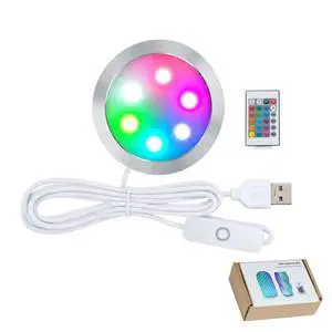 LED Lamp Kit for Bambu Lab, LED Lamp Kit 001 for Bambu Lamp Kit 3D Printer LED Lights Makerworld Model Light 5 Volt Led Project Light Craft DIY Accessories (1PCS RGB Colors) LED Lamp Kit for Bambu Lab, LED Lamp Kit 001 for Bambu Lamp Kit 3D Printer LED Lights Makerworld Model Light 5 Volt Led Project Light Craft DIY Accessories (1PCS RGB Colors)